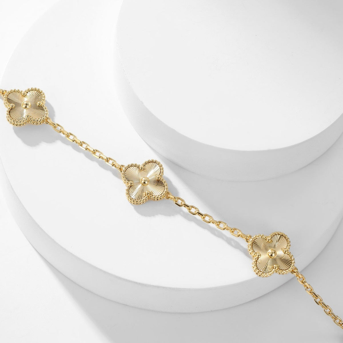 [LumiVibe]CLOVER 10 MOTIFS LASER NECKLACE