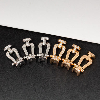 [LumiVibe]FORCE LARGE HORSESHOE NO DIAMOND BRACELET SILVER