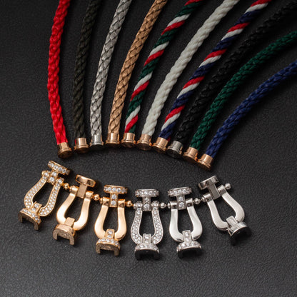 [LumiVibe]FORCE LARGE HORSESHOE NO DIAMOND BRACELET GOLD