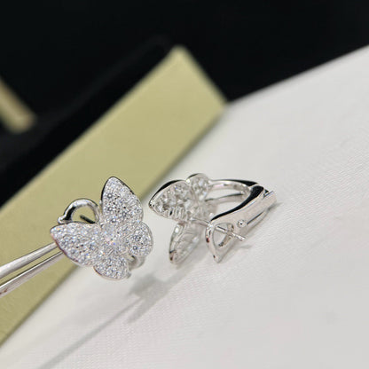 [LumiVibe]BUTTERFLY ALL DIAMOND EARRINGS