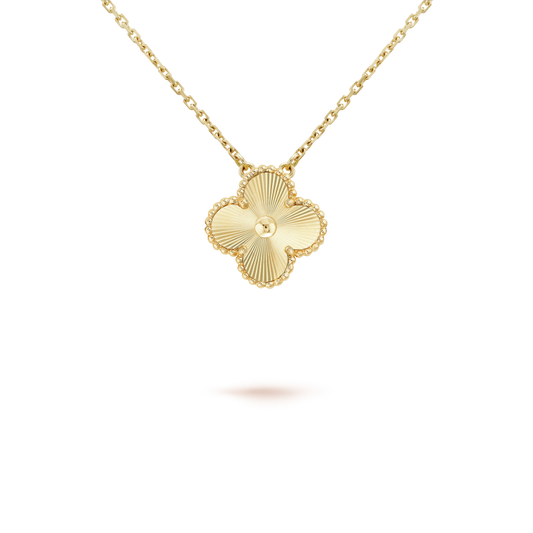 [LumiVibe]CLOVER 15MM LASER NECKLACE