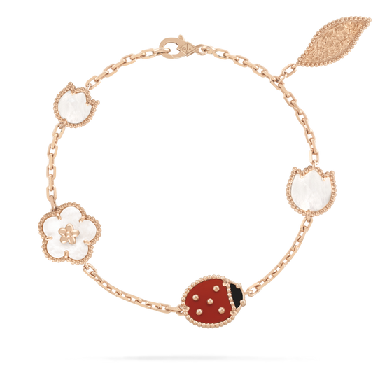 [LumiVibe]LUCKY SPRING 5 MOTIF BRACELET