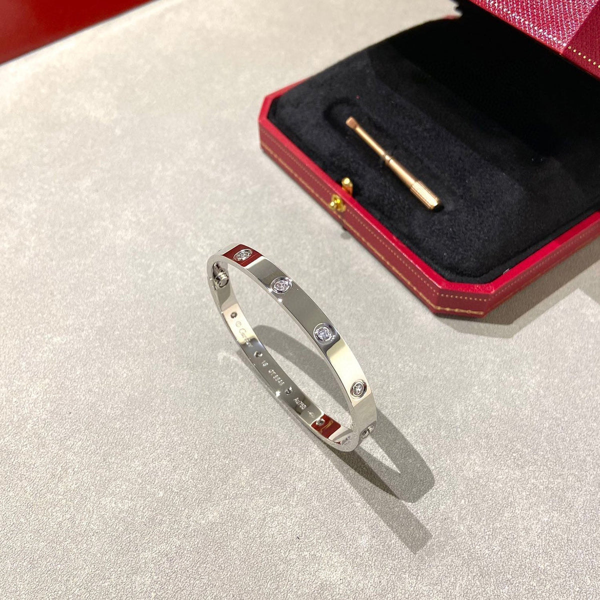 [LumiVibe]LOVE BRACELET 6.1MM 10 DIAMONDS