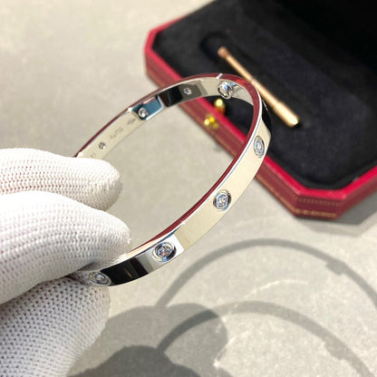 [LumiVibe]LOVE BRACELET 6.1MM 10 DIAMONDS