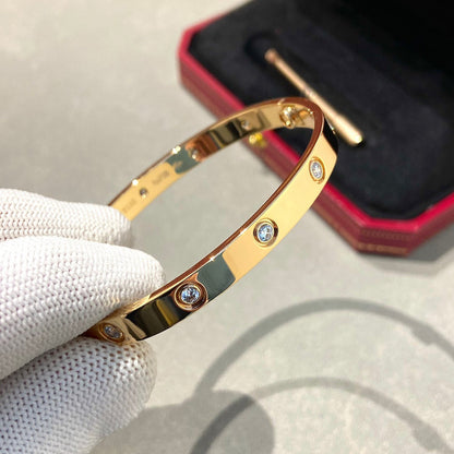 [LumiVibe]LOVE BRACELET 6.1MM 10 DIAMONDS
