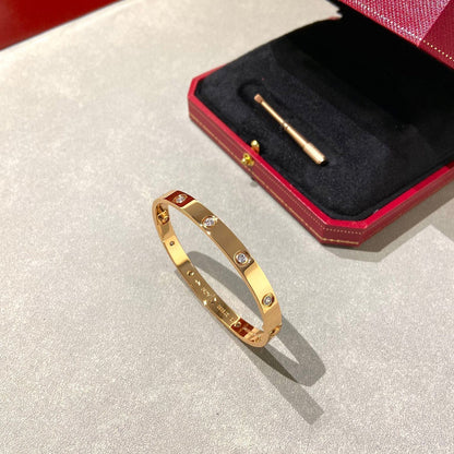 [LumiVibe]LOVE BRACELET 6.1MM 10 DIAMONDS