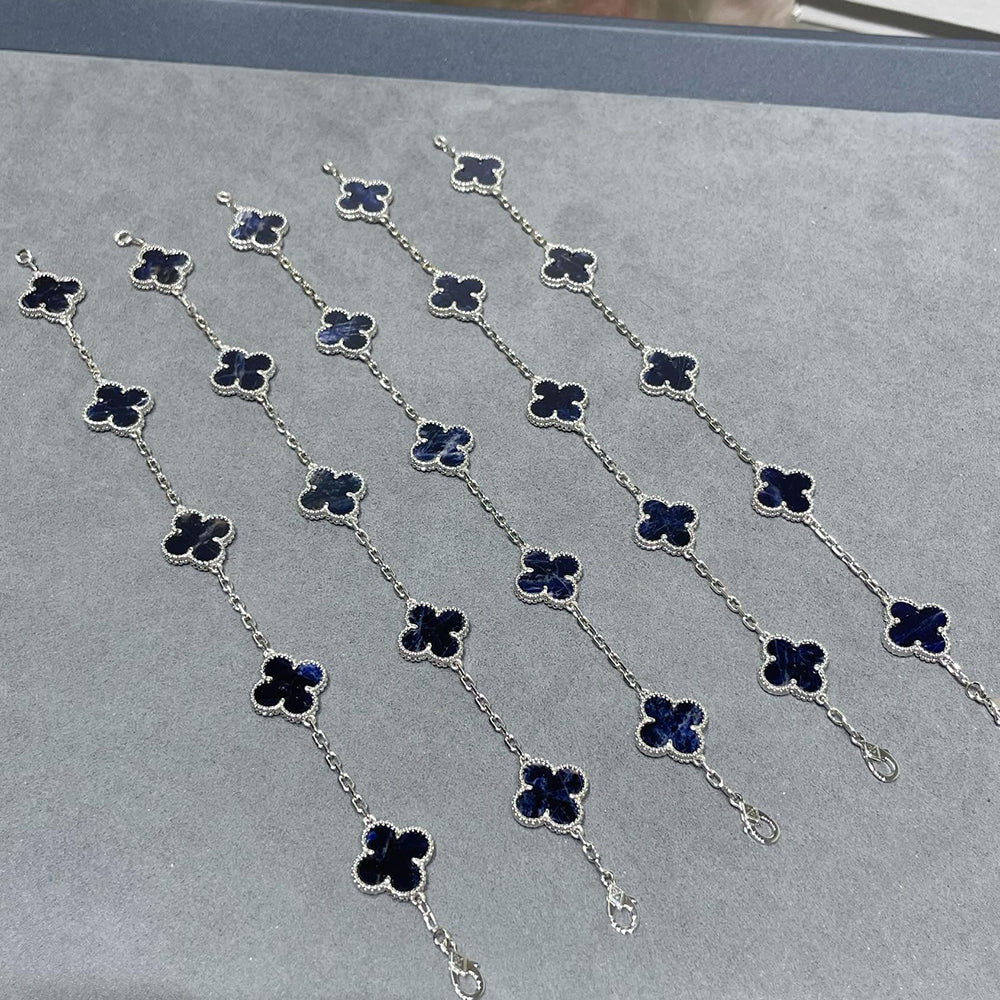 [LumiVibe]CLOVER 5 MOTIF PIETERSITE BRACELET COLLECTION
