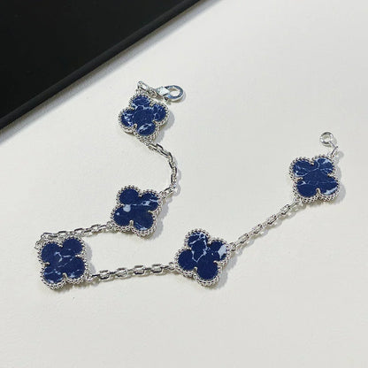 [LumiVibe]CLOVER 5 MOTIF PIETERSITE BRACELET COLLECTION