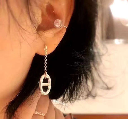 [LumiVibe]CHAINE TASSEL EARRINGS