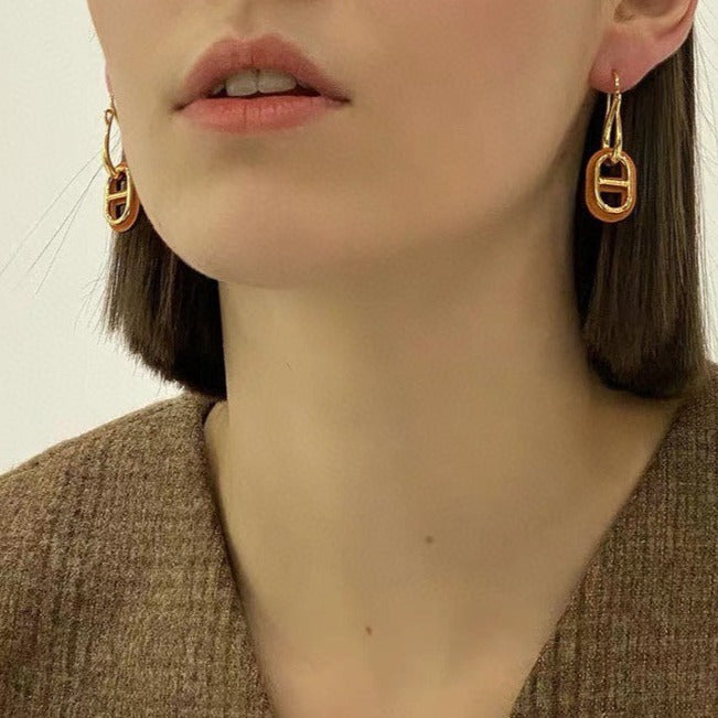 [LumiVibe]HM O'MAILLON GOLD EARRINGS