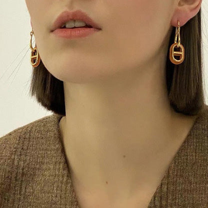 [LumiVibe]HM O'MAILLON GOLD EARRINGS