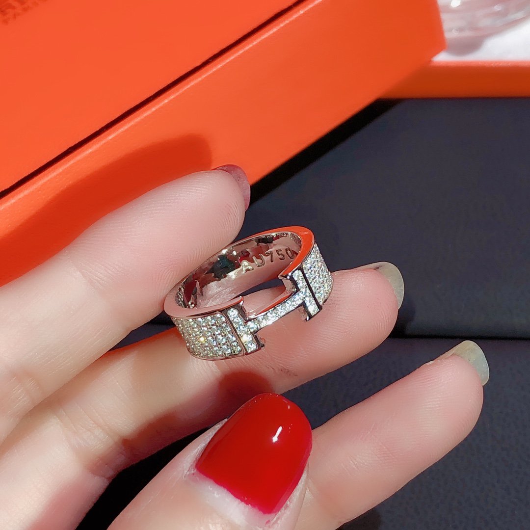 [LumiVibe]H RING FULL DIAMOND