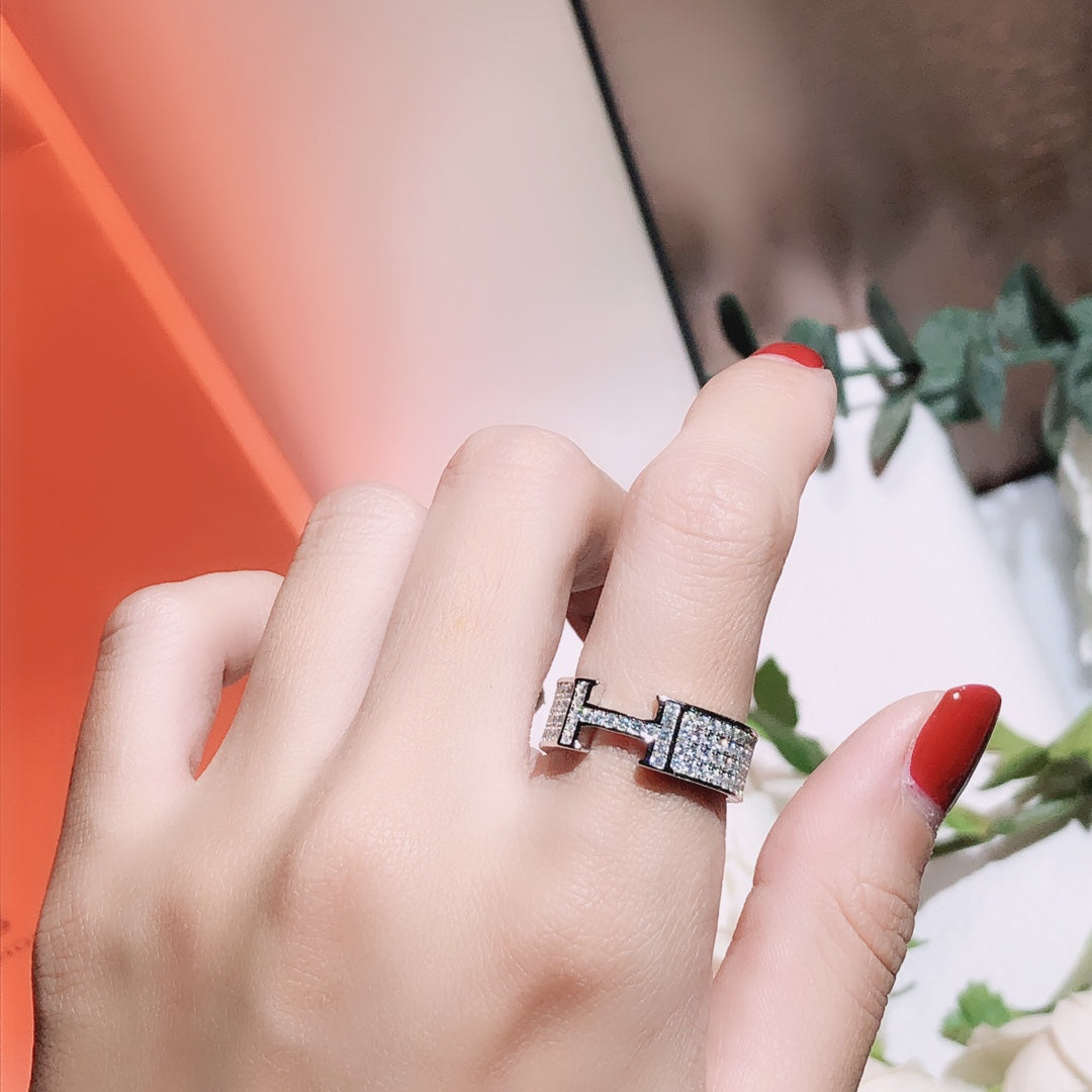 [LumiVibe]H RING FULL DIAMOND