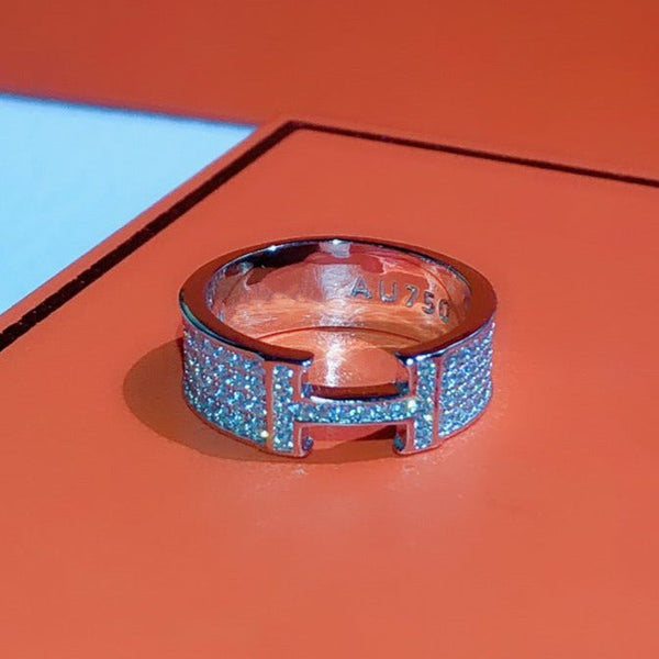[LumiVibe]H RING FULL DIAMOND