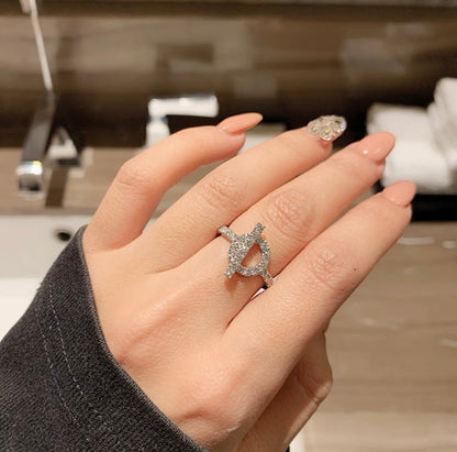 [LumiVibe]ECHAPPEE RING SILVER DIAMOND
