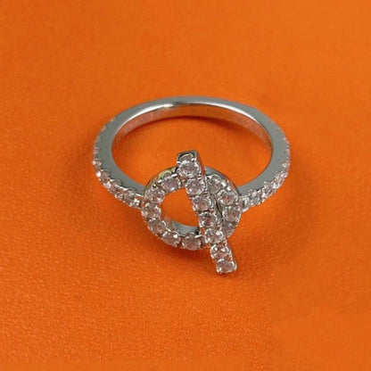 [LumiVibe]ECHAPPEE RING SILVER DIAMOND