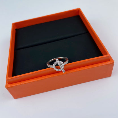 [LumiVibe]ECHAPPEE RING SILVER DIAMOND