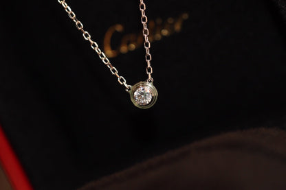 [LumiVibe]DAMOUR DIAMOND NECKLACE