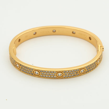 [LumiVibe]LOVE BRACELET 6.1MM DIAMOND-PAVED 10 BIG DIAMONDS