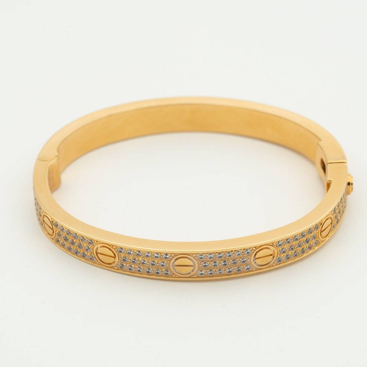 [LumiVibe]LOVE BRACELET 6.1MM DIAMOND-PAVED