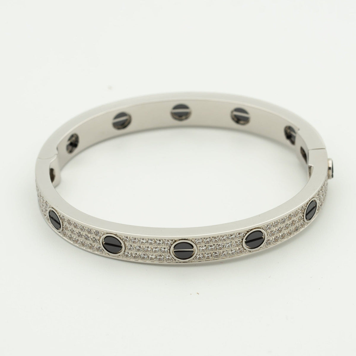 [LumiVibe]LOVE BRACELET 6.1MM DIAMOND-PAVED CERAMIC