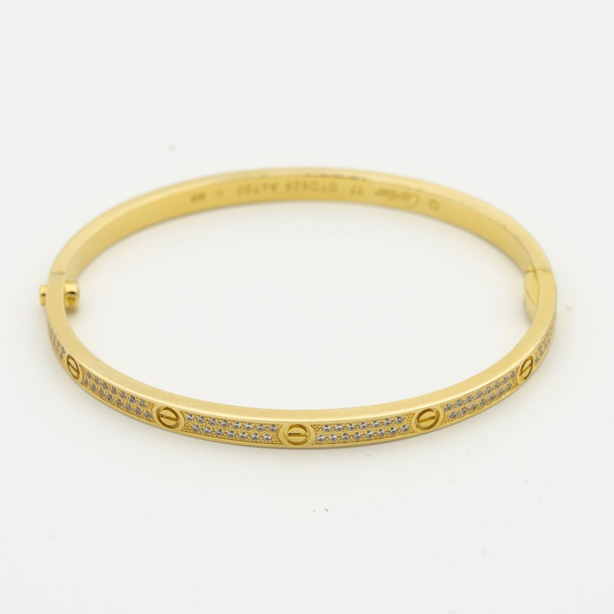 [LumiVibe]LOVE BRACELET 3.65MM DIAMOND-PAVED
