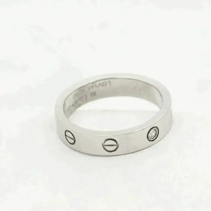 [LumiVibe]LOVE RING 4MM 1 DIAMOND SILVER