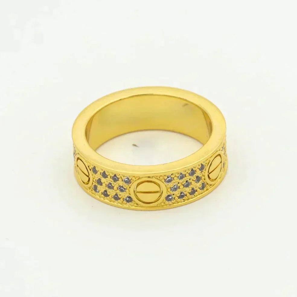 [LumiVibe]LOVE RING 5.5MM DIAMONDS PAVED
