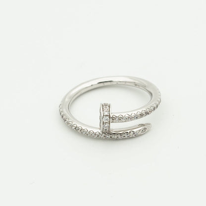 [LumiVibe]JUSTE RING 1.8MM SILVER DIAMONDS