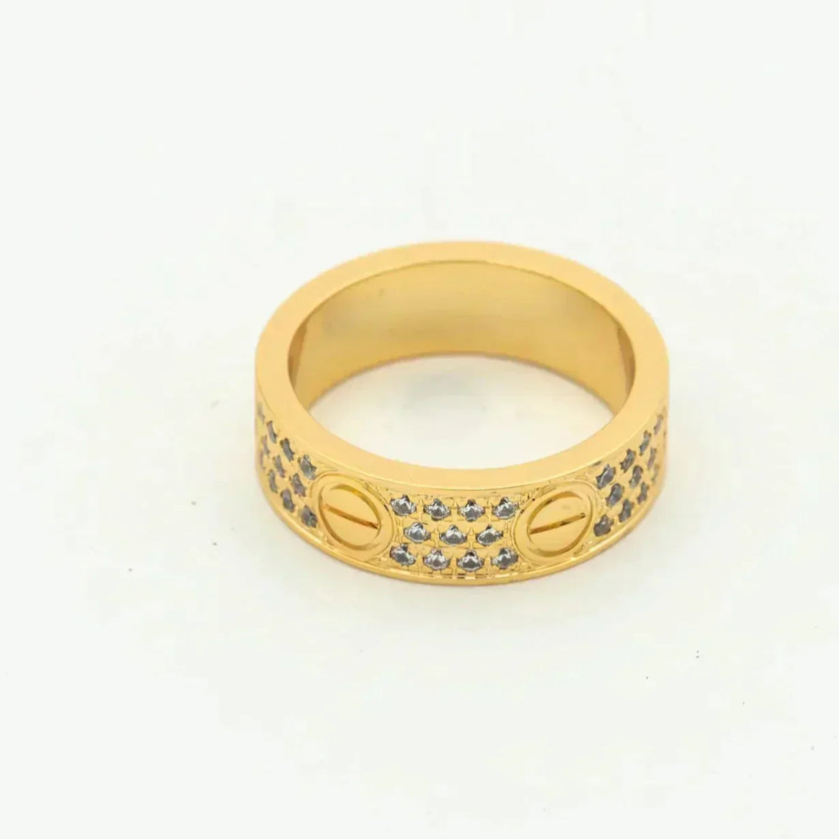 [LumiVibe]LOVE RING 5.5MM DIAMONDS PAVED