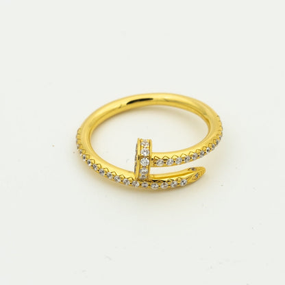 [LumiVibe]JUSTE RING 1.8MM GOLD DIAMONDS