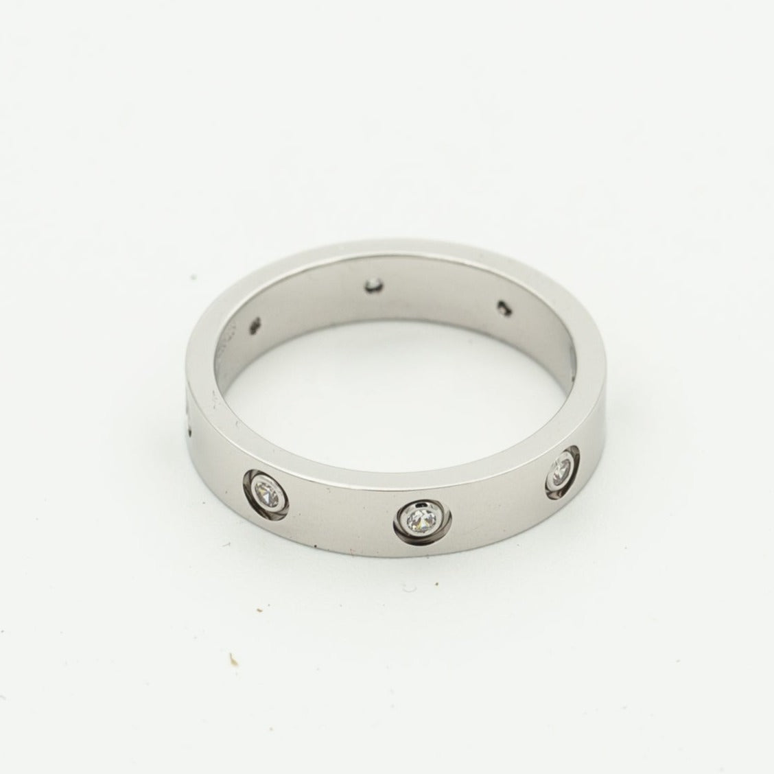 [LumiVibe]LOVE RING 3.6MM 8 DIAMONDS