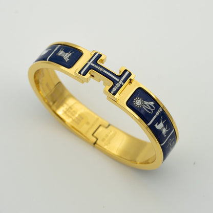 [LumiVibe]H BRACELET BLUE CERAMIC