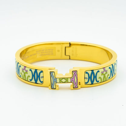 [LumiVibe]H BRACELET BEIGE MULTICOLOR