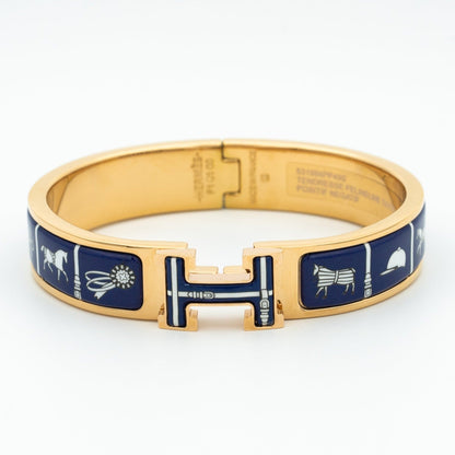 [LumiVibe]H BRACELET BLUE CERAMIC