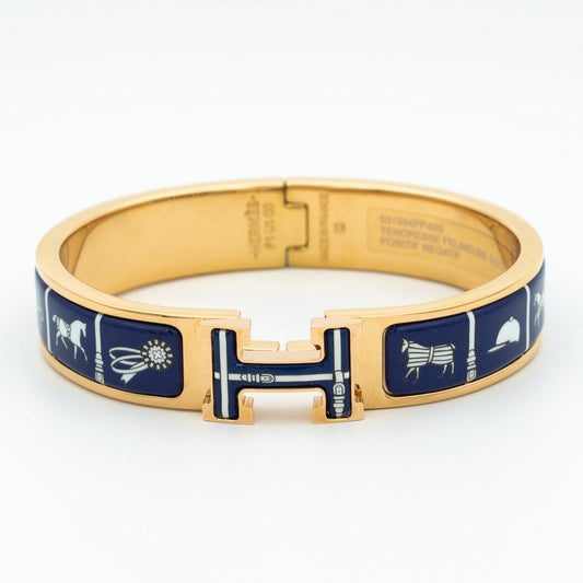 [LumiVibe]H BRACELET BLUE CERAMIC
