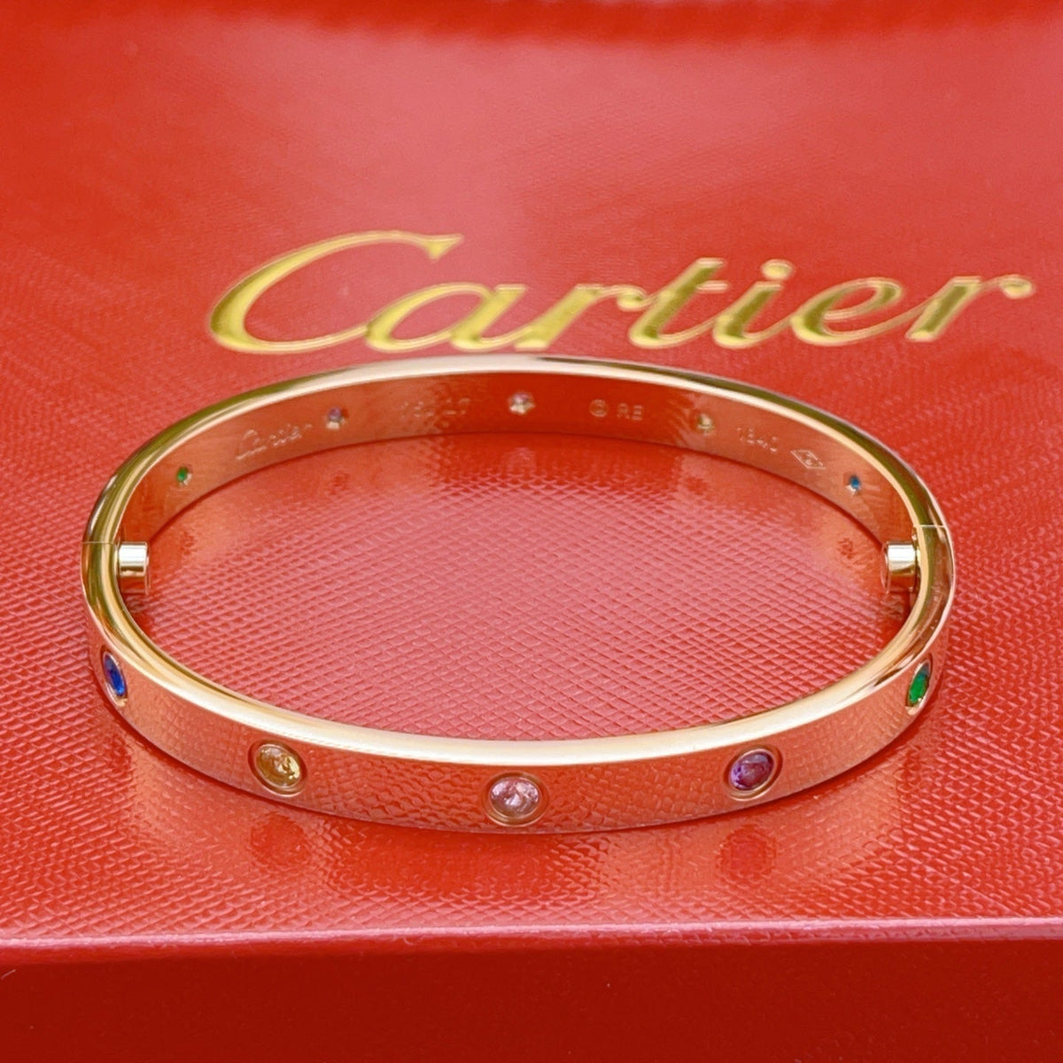 [LumiVibe] 2026 RAINBOW LOVE BRACELET 6.1MM  10 DIAMONDS