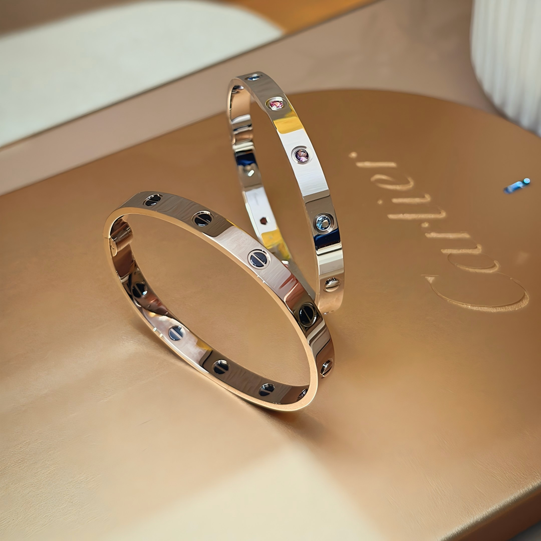 [LumiVibe] 2026 RAINBOW LOVE BRACELET 6.1MM  10 DIAMONDS