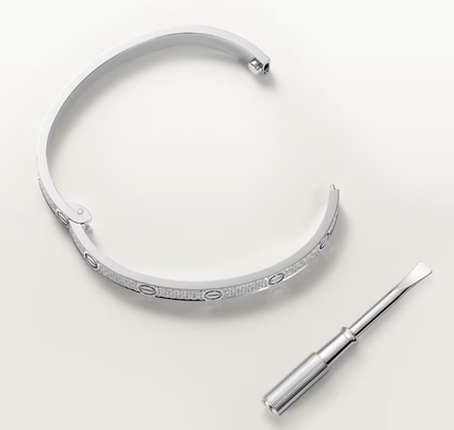 [LumiVibe]NEW-LOVE-4.8MM-Width Diamond-Studded Bracelet