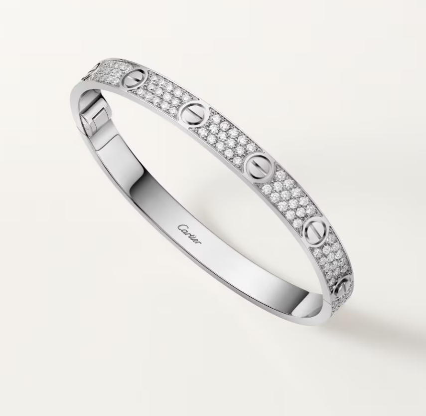 [LumiVibe]NEW-LOVE-6.1MM-Width Diamond-Studded Bracelet