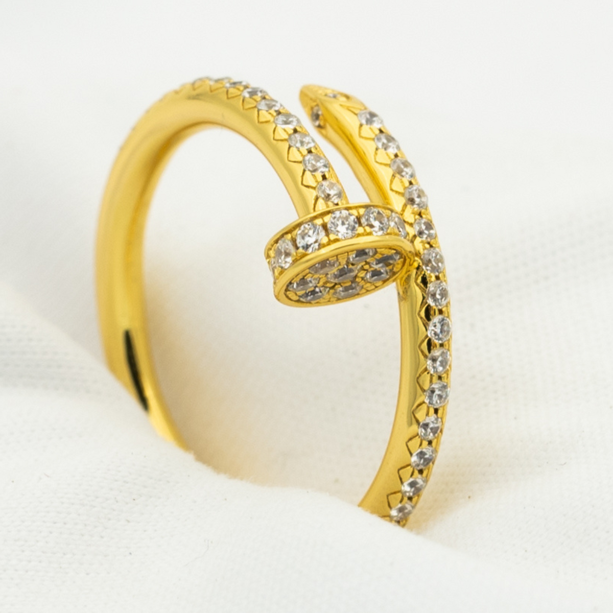 [LumiVibe]JUSTE RING 1.8MM GOLD DIAMONDS