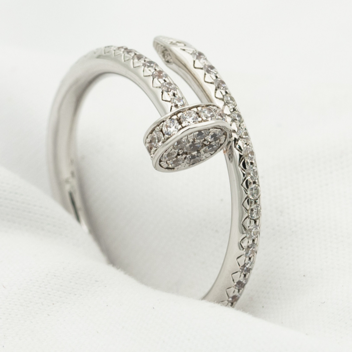 [LumiVibe]JUSTE RING 1.8MM SILVER DIAMONDS