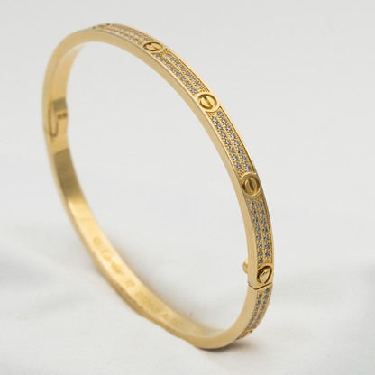 [LumiVibe]LOVE BRACELET 3.65MM DIAMOND-PAVED