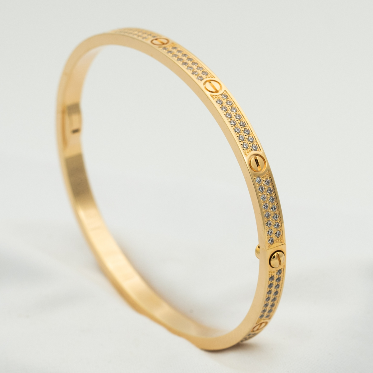 [LumiVibe]LOVE BRACELET 3.65MM DIAMOND-PAVED