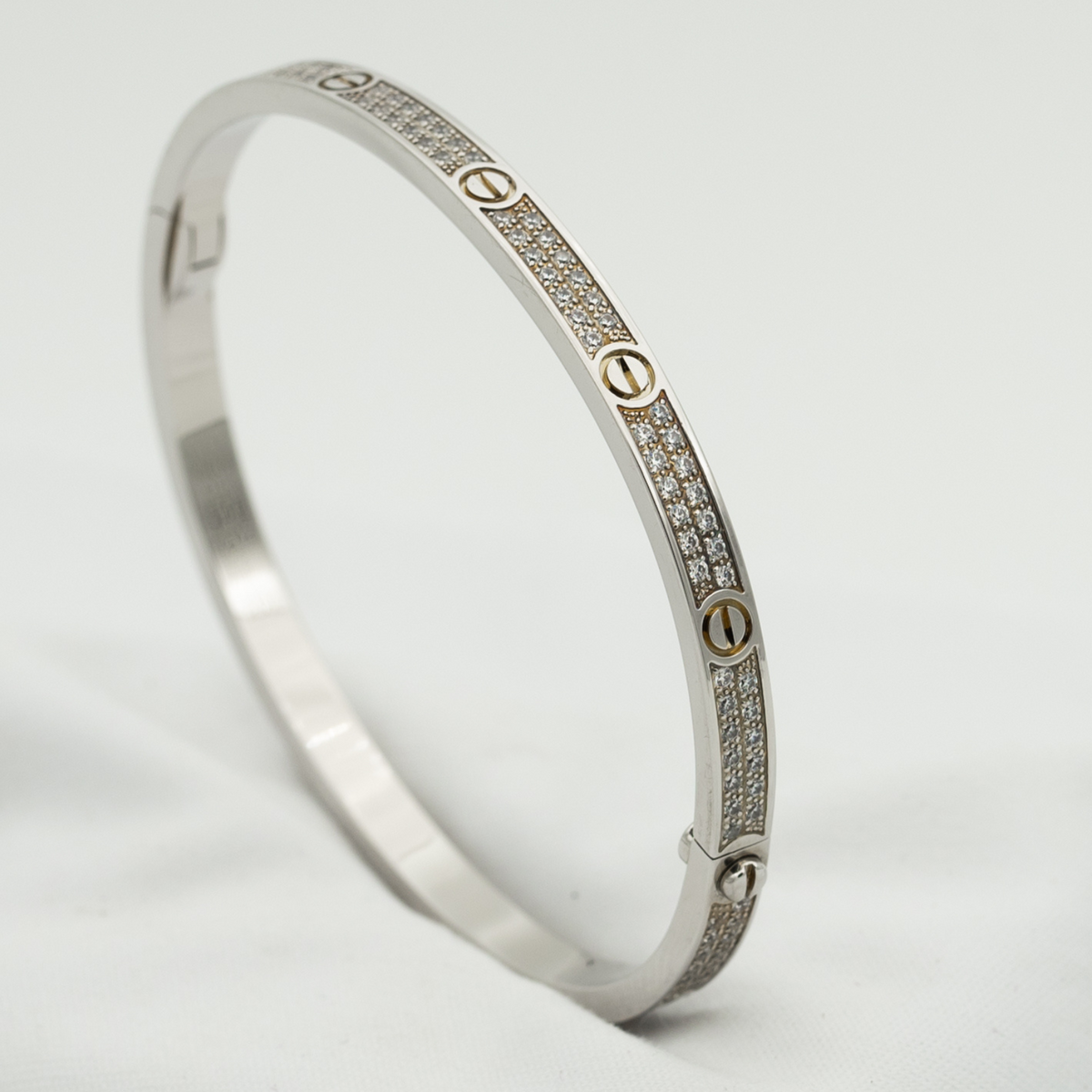 [LumiVibe]LOVE BRACELET 3.65MM DIAMOND-PAVED