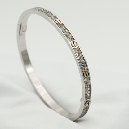 [LumiVibe]LOVE BRACELET 3.65MM DIAMOND-PAVED