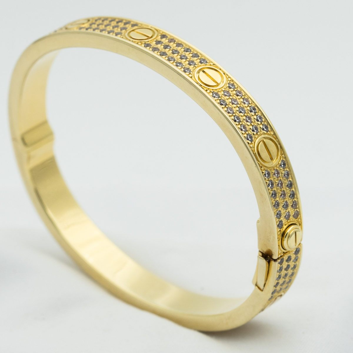 [LumiVibe]LOVE BRACELET 6.1MM DIAMOND-PAVED