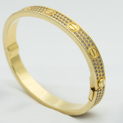 [LumiVibe]LOVE BRACELET 6.1MM DIAMOND-PAVED