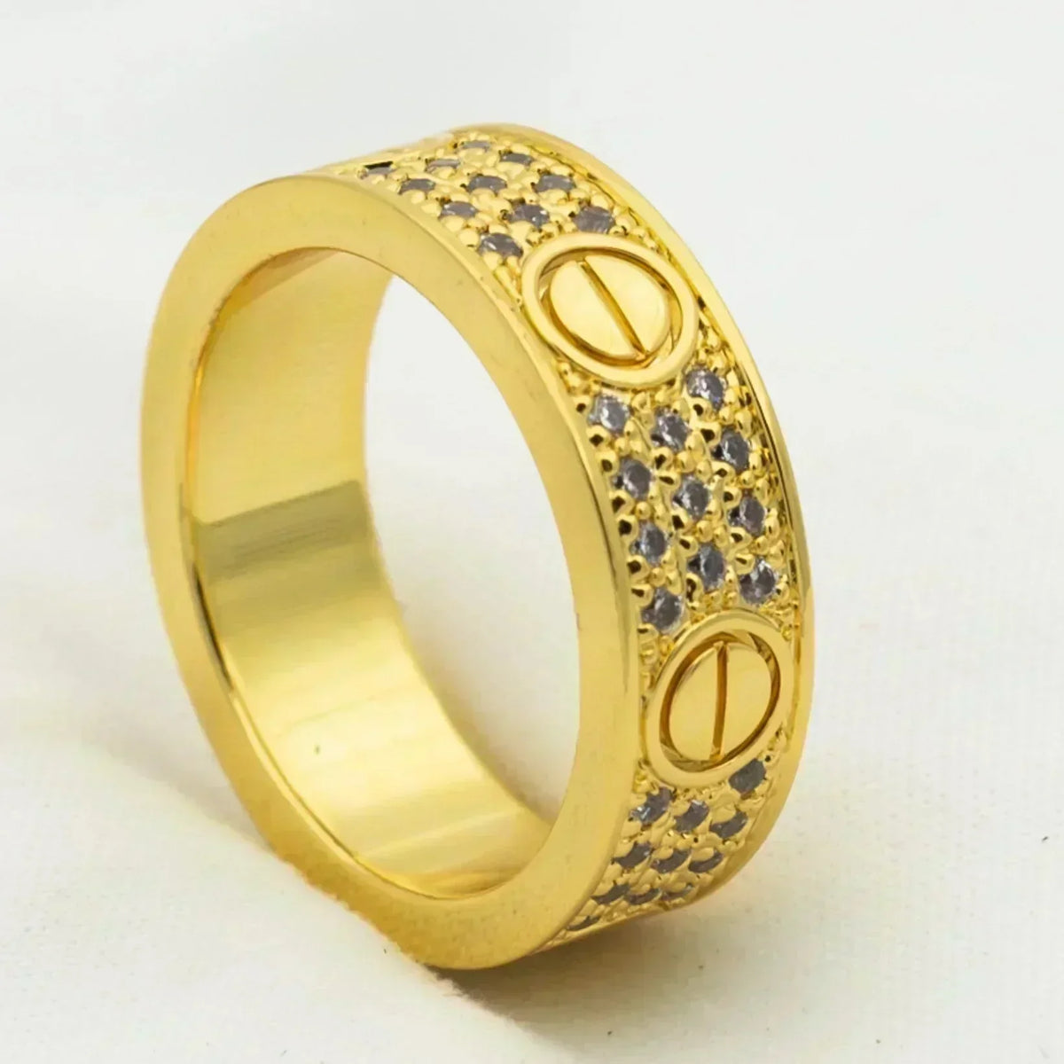 [LumiVibe]LOVE RING 5.5MM DIAMONDS PAVED