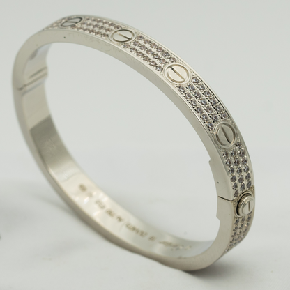 [LumiVibe]LOVE BRACELET 6.1MM DIAMOND-PAVED